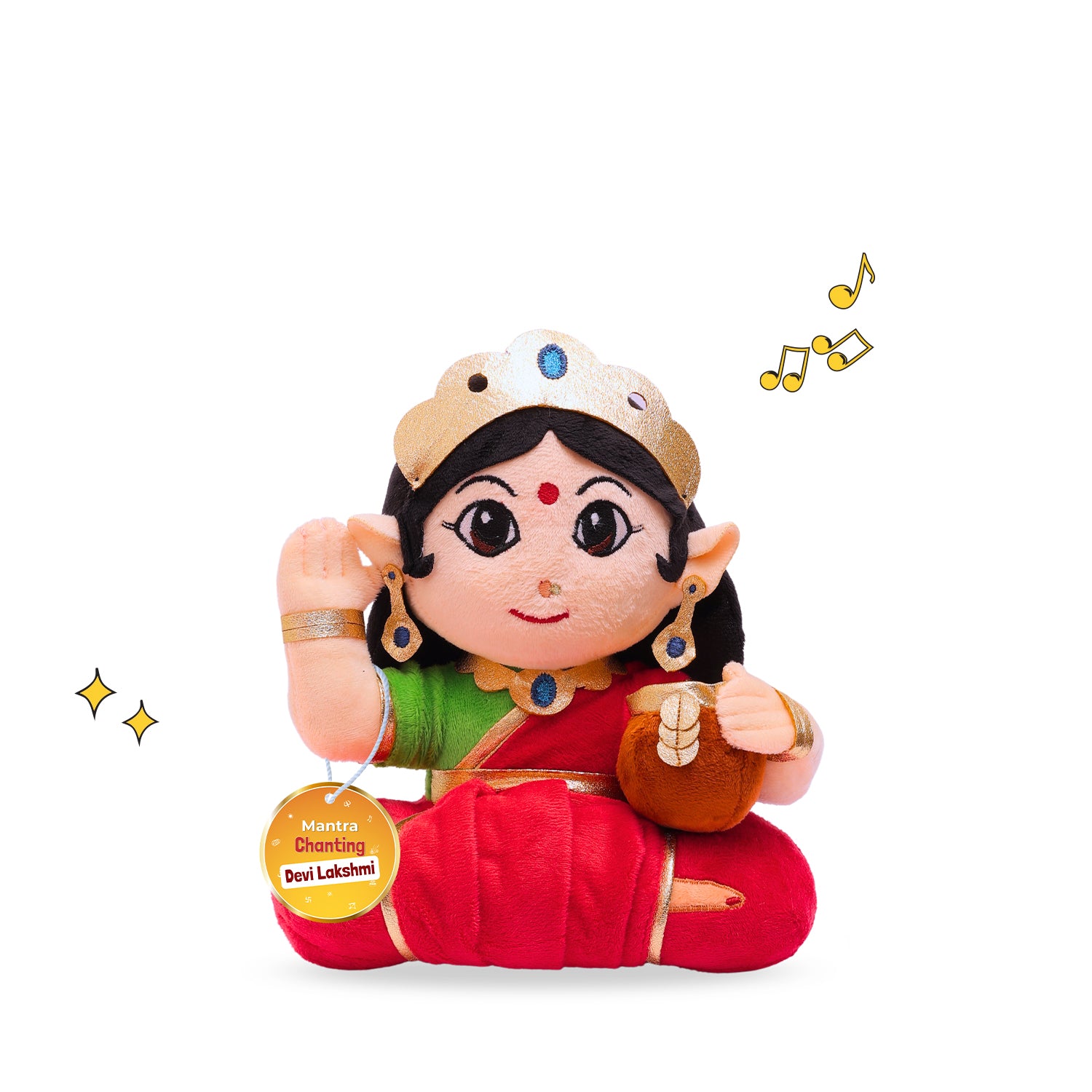 Mantra Chanting Devi Lakshmi Toy - Spiritual Kids Plush | Panda's Box