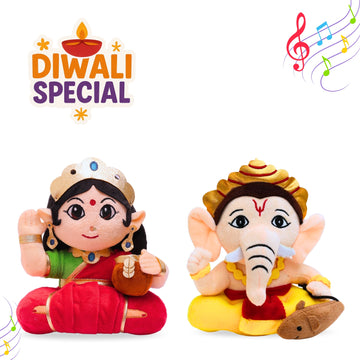 Mantra Chanting Baby Ganesha & Devi Lakshmi (Small Combo)