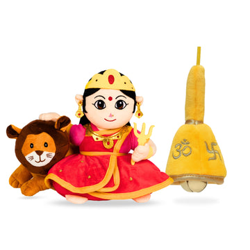 Mantra Chanting Devi Durga & Pooja Aarti Bell Combo