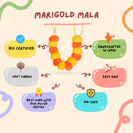 Marigold Plush Mala