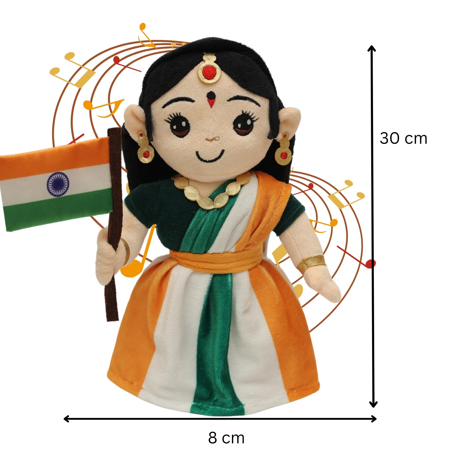 Panda Box Musical Bharat Mata Toys – 30 cm Model