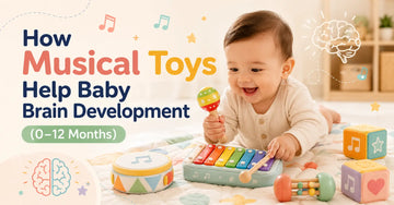 How Musical Toys Help Baby Brain Development (0–12 Months)?