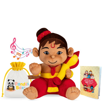 Mantra Chanting Baby Hanuman (Medium-28 cm)