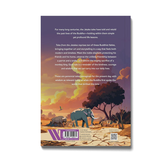 Tales from the Jatakas comic book – back cover
