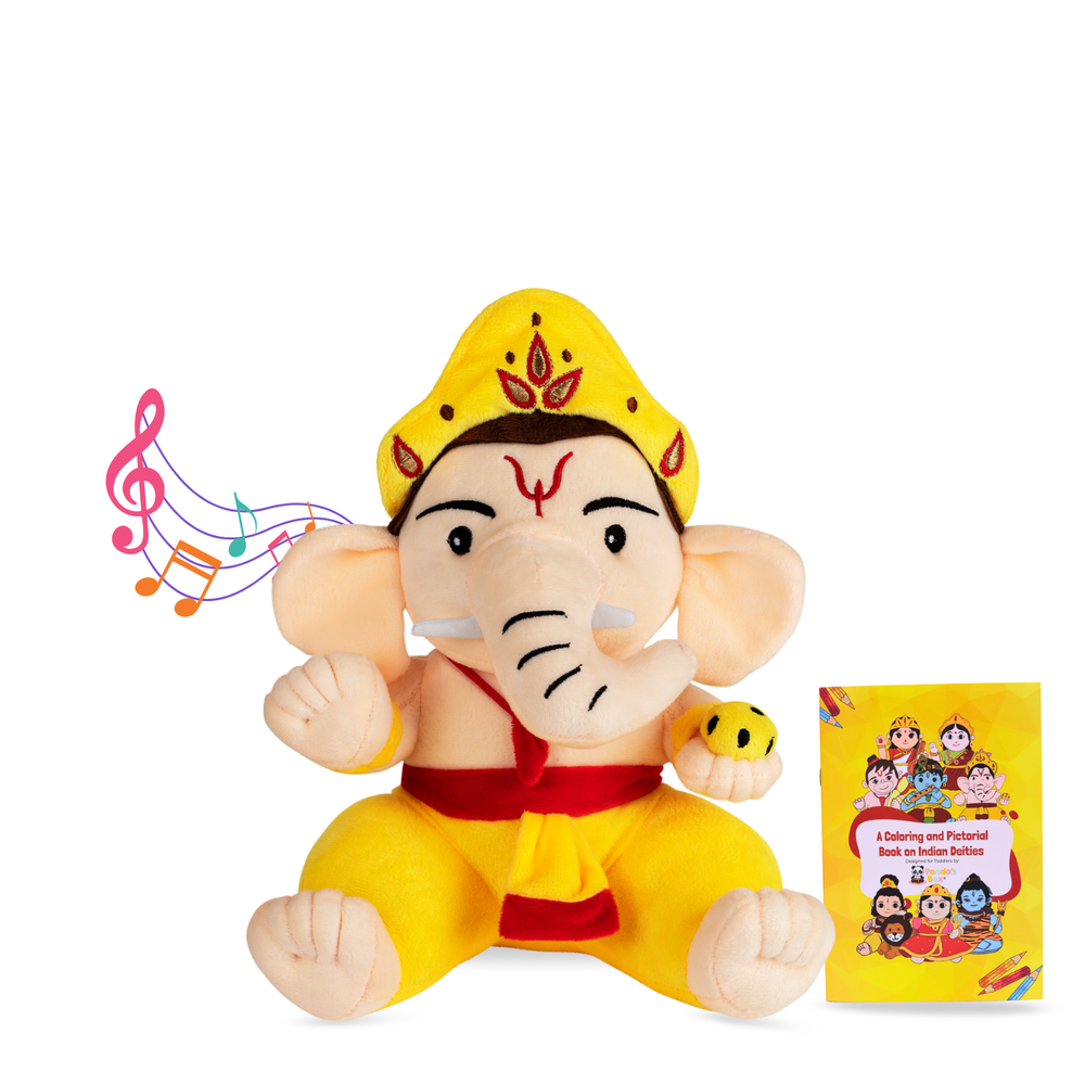 Mantra Chanting Baby Ganesha (Medium-28 cm)