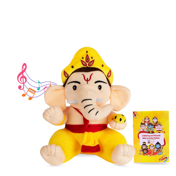 Mantra Chanting Baby Ganesha (Medium-28 cm)