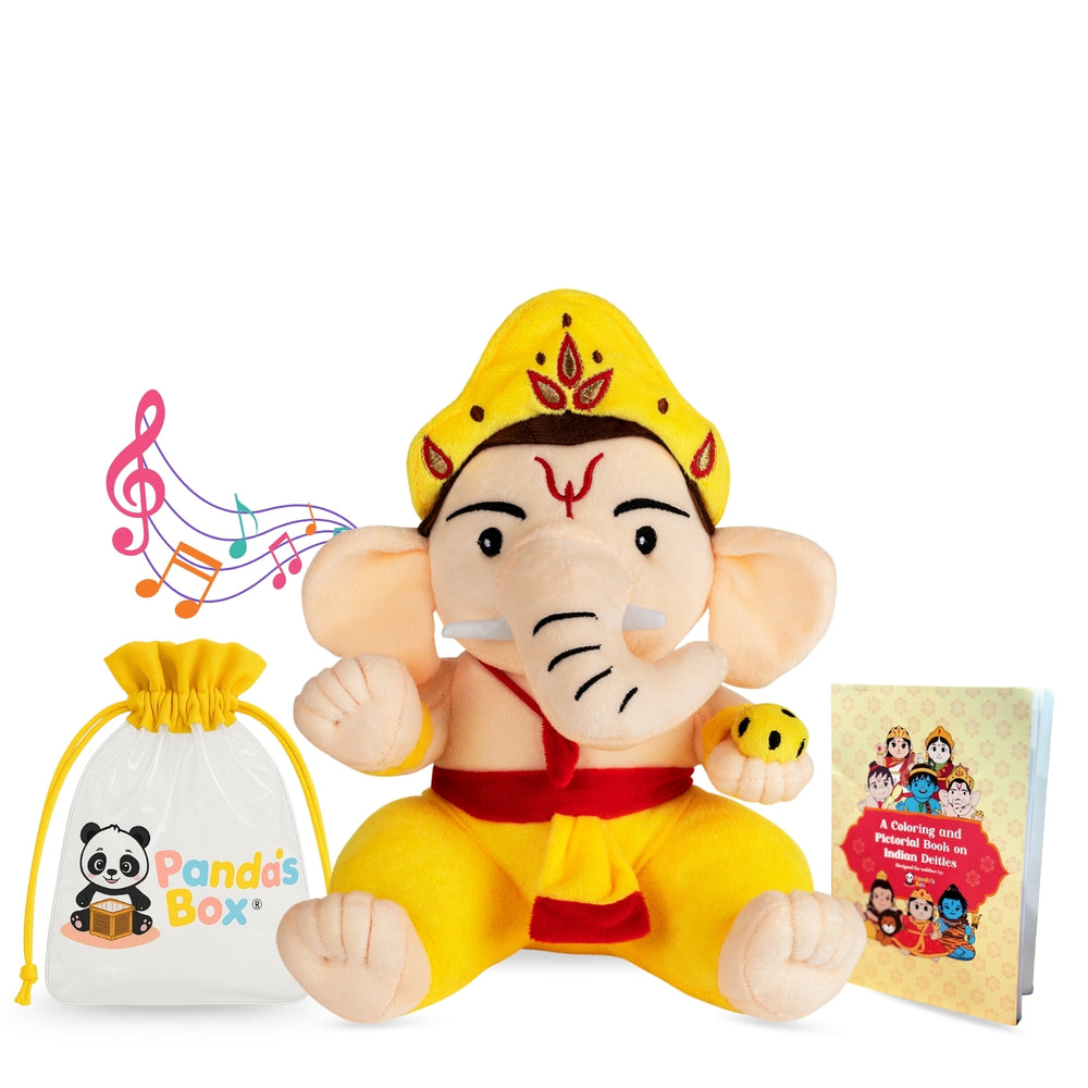 Mantra Chanting Baby Ganesha (Medium-28 cm)