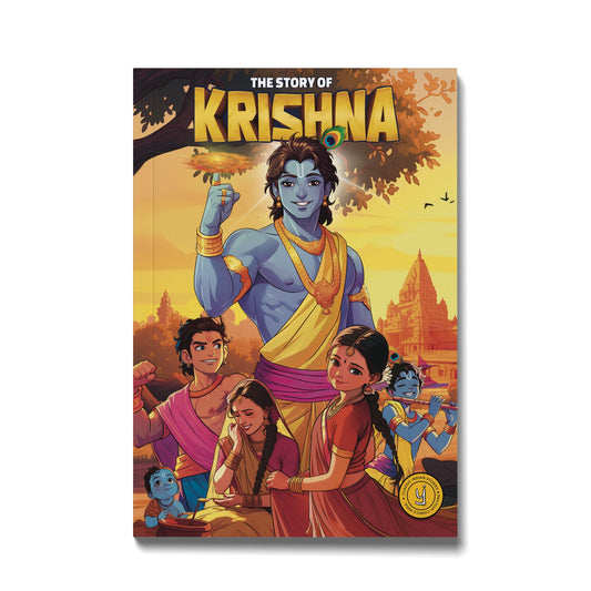 The Story of Krishna comic book – front cover