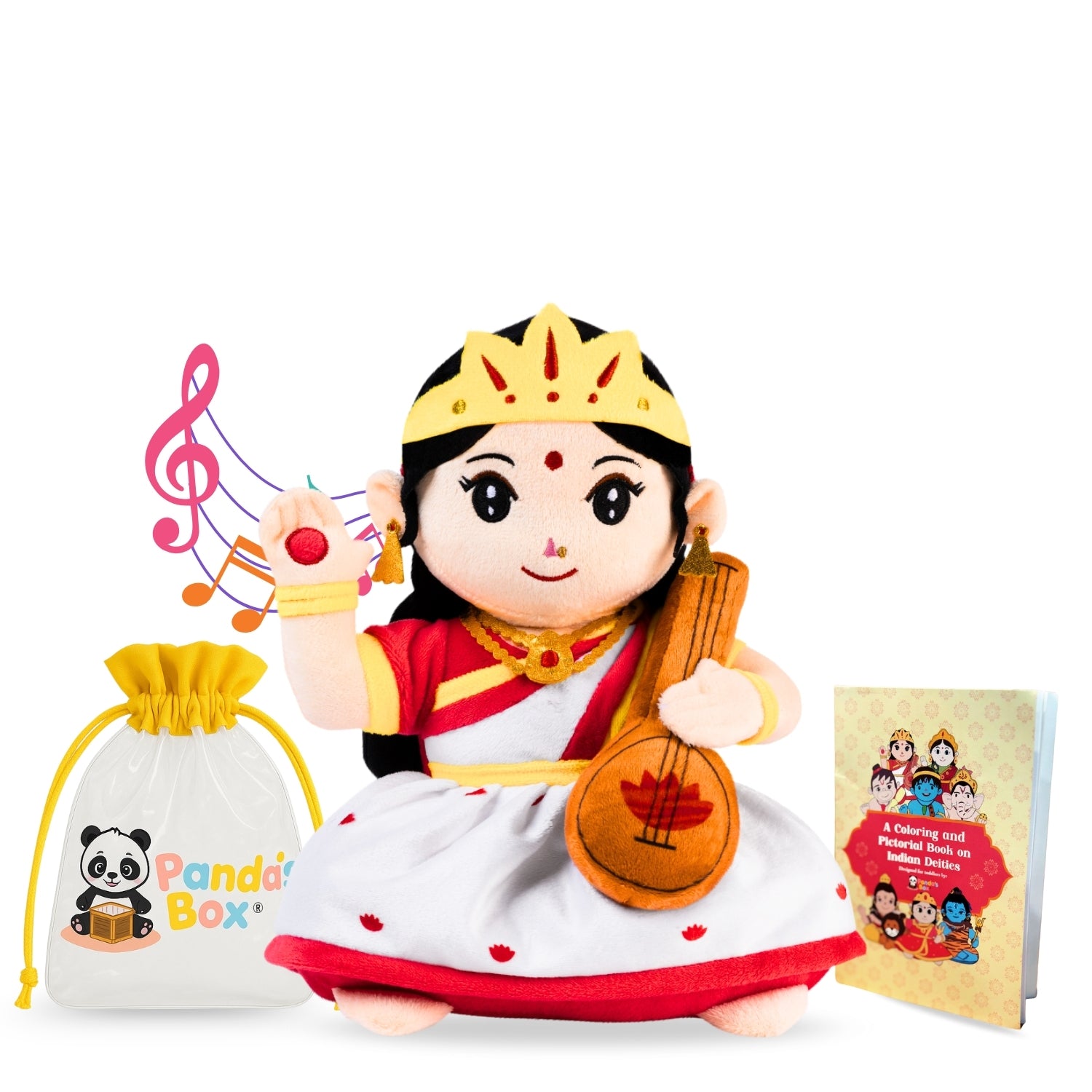 Mantra Chanting Devi Saraswati (Medium - 28 cm)