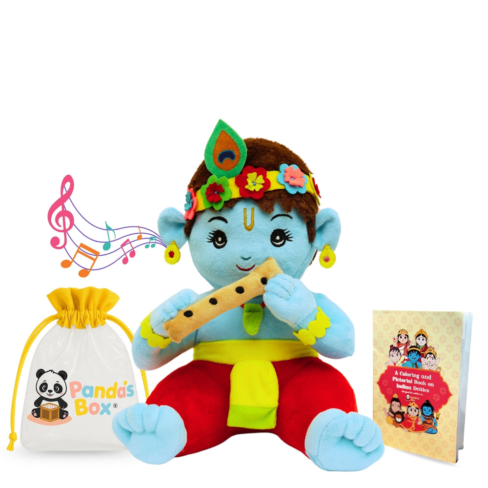 Mantra Chanting Baby Krishna (Medium -28 cm)
