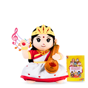 Mantra Chanting Devi Saraswati (Medium - 28 cm)