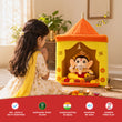 Plush Mandir & Mantra Chanting Baby Ganesha (Small) Combo