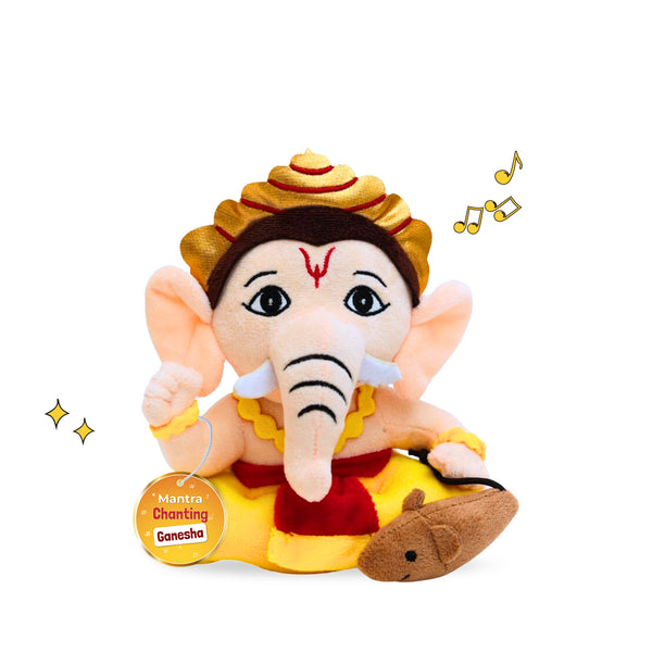 Mantra Chanting Baby Ganesha (Small-22 cm)