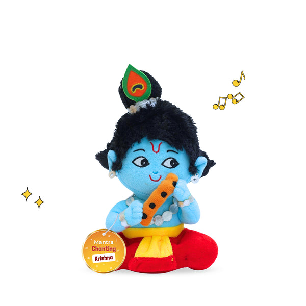 Mantra Chanting Baby Krishna (Small-22 cm)