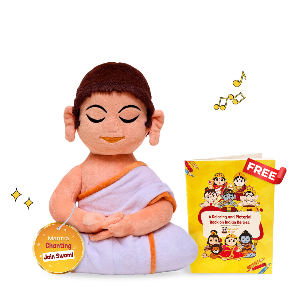 Mantra Chanting Jain Swami (Medium - 28 cm)