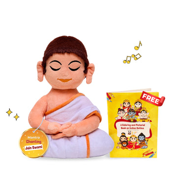 Mantra Chanting Jain Swami (Medium - 28 cm)