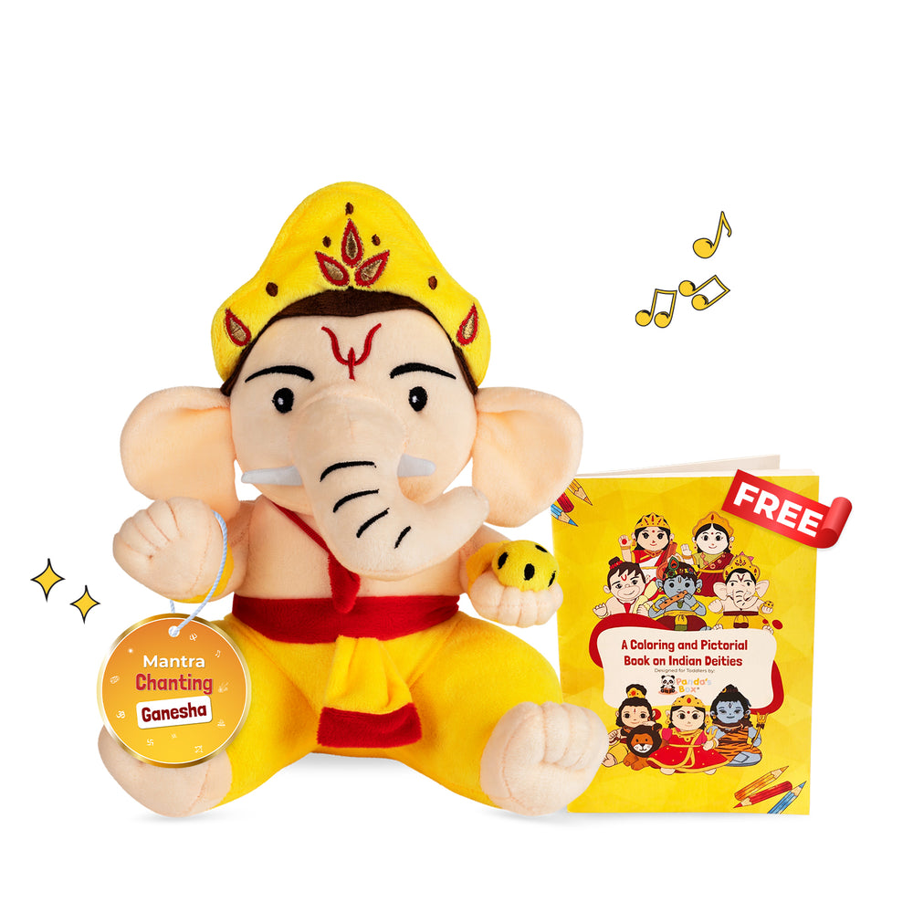 Mantra Chanting Baby Ganesha (Medium-28 cm)