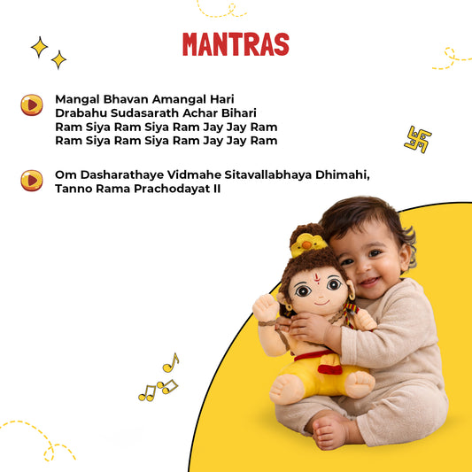Mantra Chanting Baby Rama (Medium -28 cm)