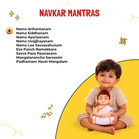 Mantra Chanting Jain Swami (Medium - 28 cm)