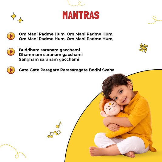 Mantra Chanting Gautam Buddha (Small - 25 cms)