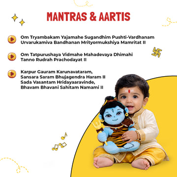 Mantra Chanting Baby Shiva (Medium - 28 cm)