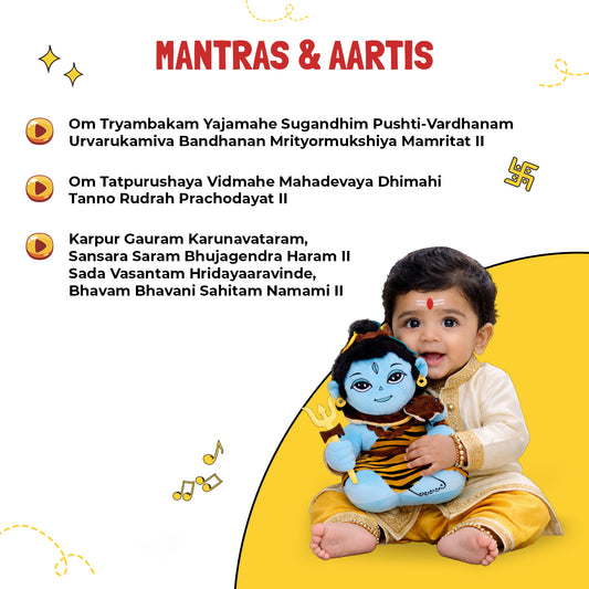 Mantra Chanting Baby Shiva (Medium - 28 cm)