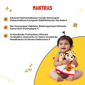 Mantra Chanting Devi Saraswati (Medium - 30 cm)