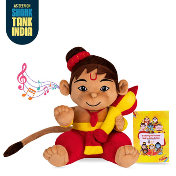 Mantra Chanting Baby Hanuman (Medium-28 cm)