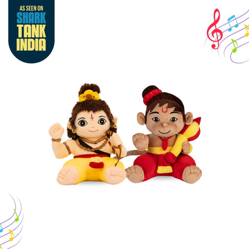 Mantra Chanting Baby Rama & Baby Hanuman Combo