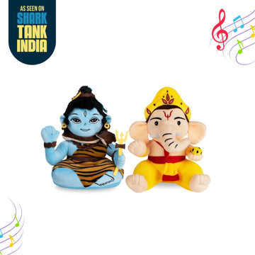 Mantra Chanting Baby Shiva and Baby Ganesha Combo