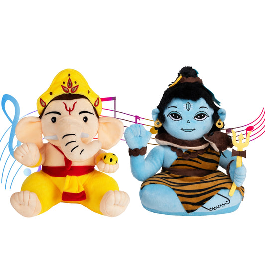 Mantra Chanting Baby Shiva and Baby Ganesha Combo