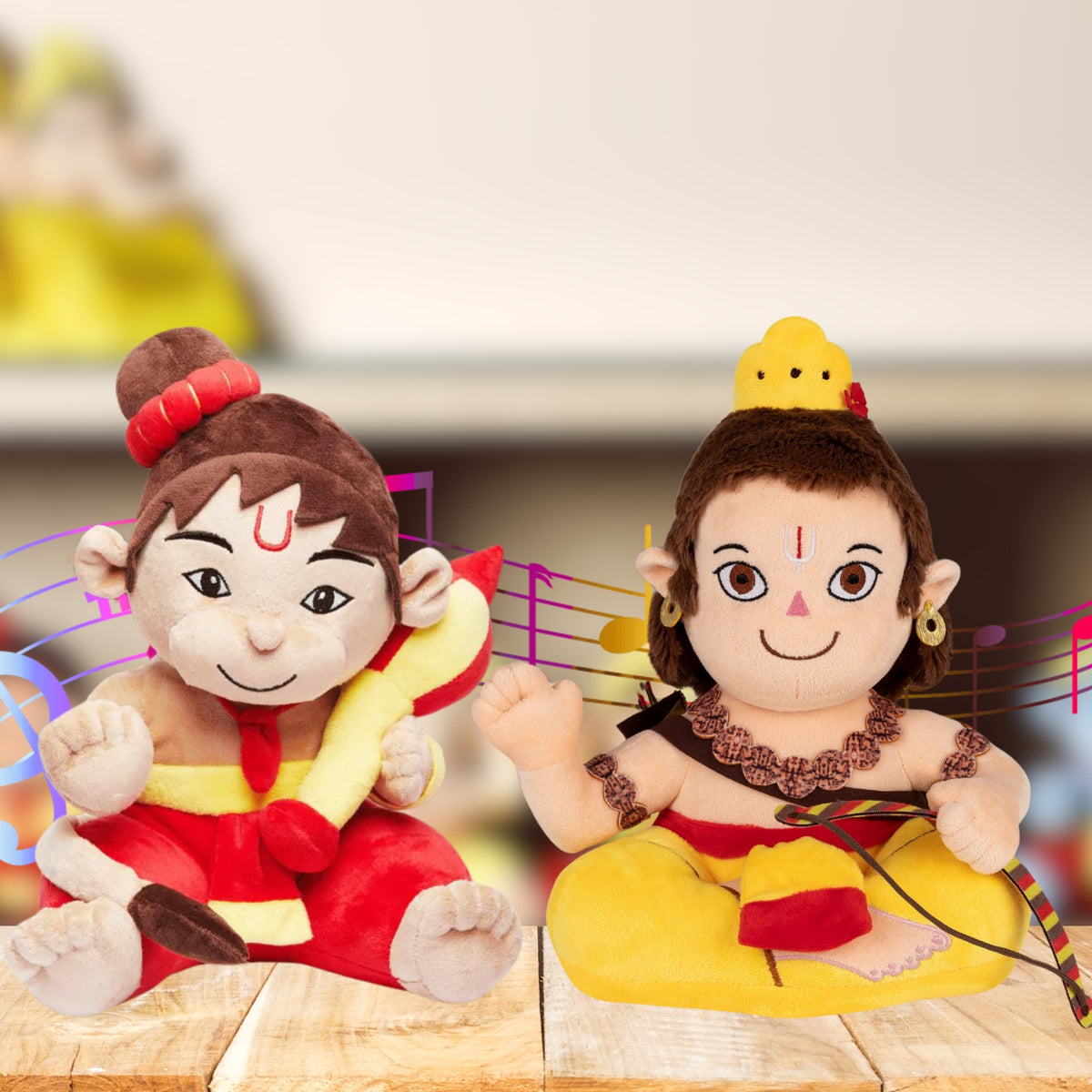 Infant Rama Elevate Your Bliss with Mantra-Chanting Plush Toy Combos | PandasBox