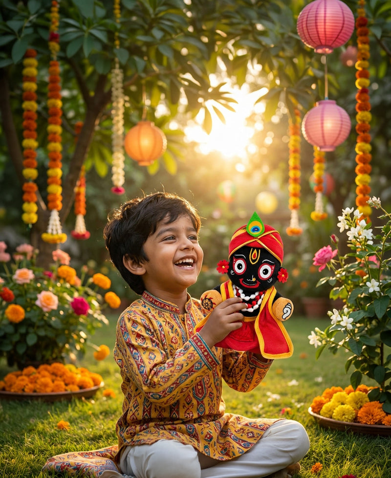 Customer with Mantra Chanting Lord Jagannath