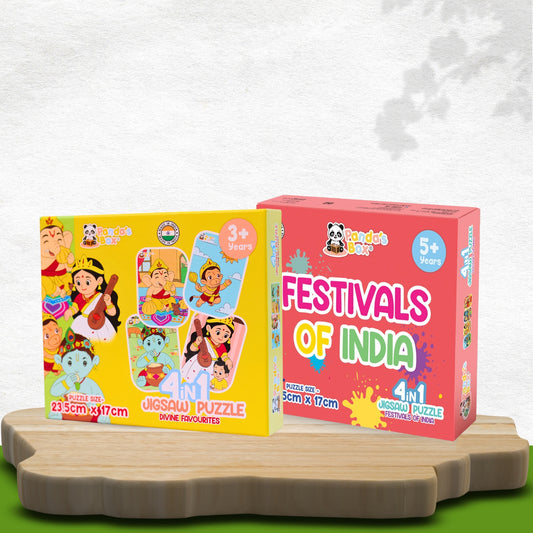 Festivals of India & Divine Favourites Puzzle Combo