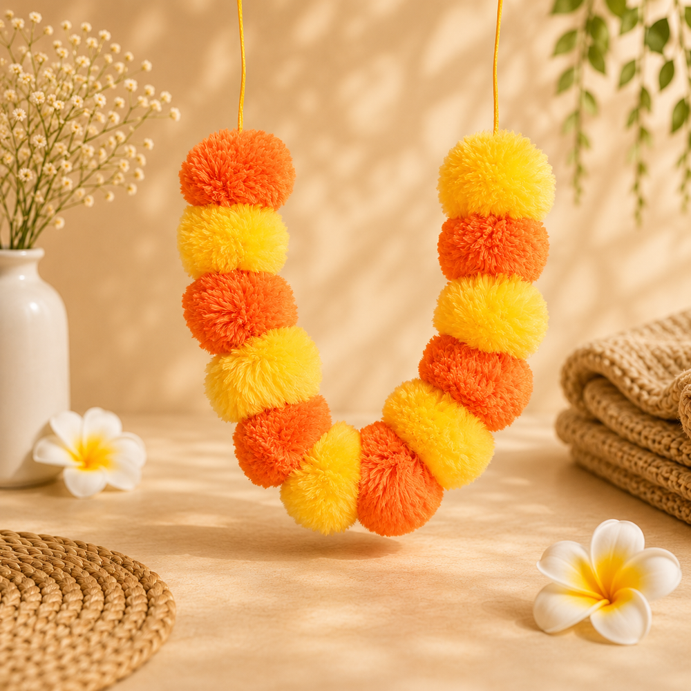 Marigold Plush Mala