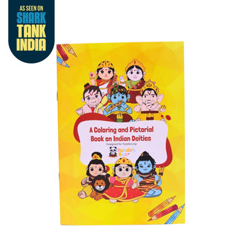A Pictorial and Coloring Book on Indian Deities