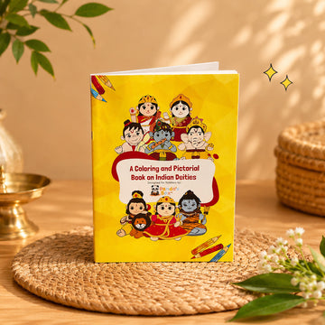 A Pictorial and Coloring Book on Indian Deities