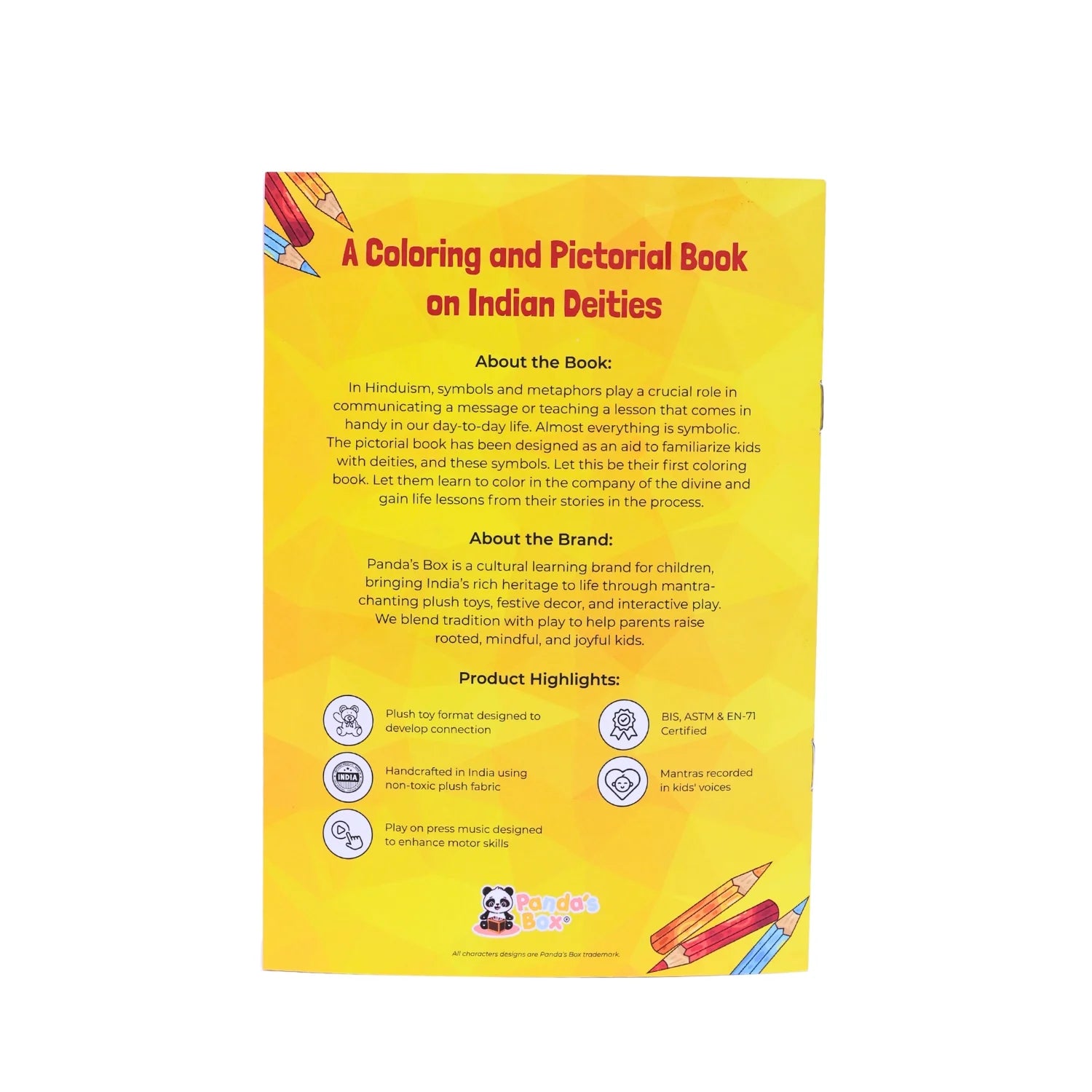 Coloring and Pictorial book of Gods