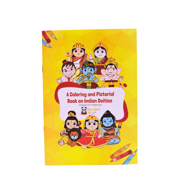 A Pictorial and Coloring Book on Indian Deities