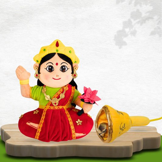 Mantra Chanting Devi Lakshmi & Pooja Aarti Bell Combo
