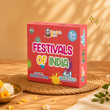Jigsaw Puzzle 4 in 1 - Festivals of India