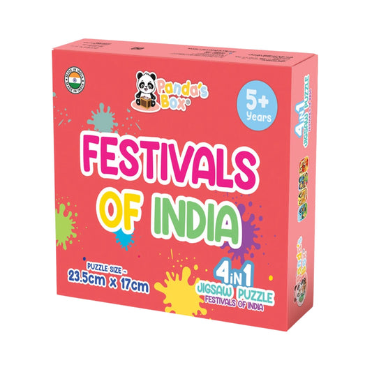 Jigsaw Puzzle 4 in 1 - Festival of india