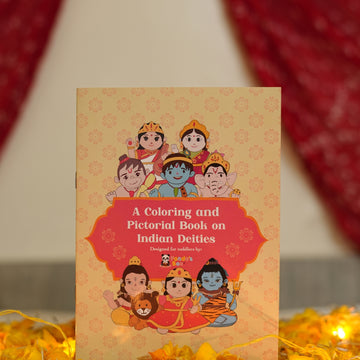 A Pictorial and Coloring Book on Indian Deities