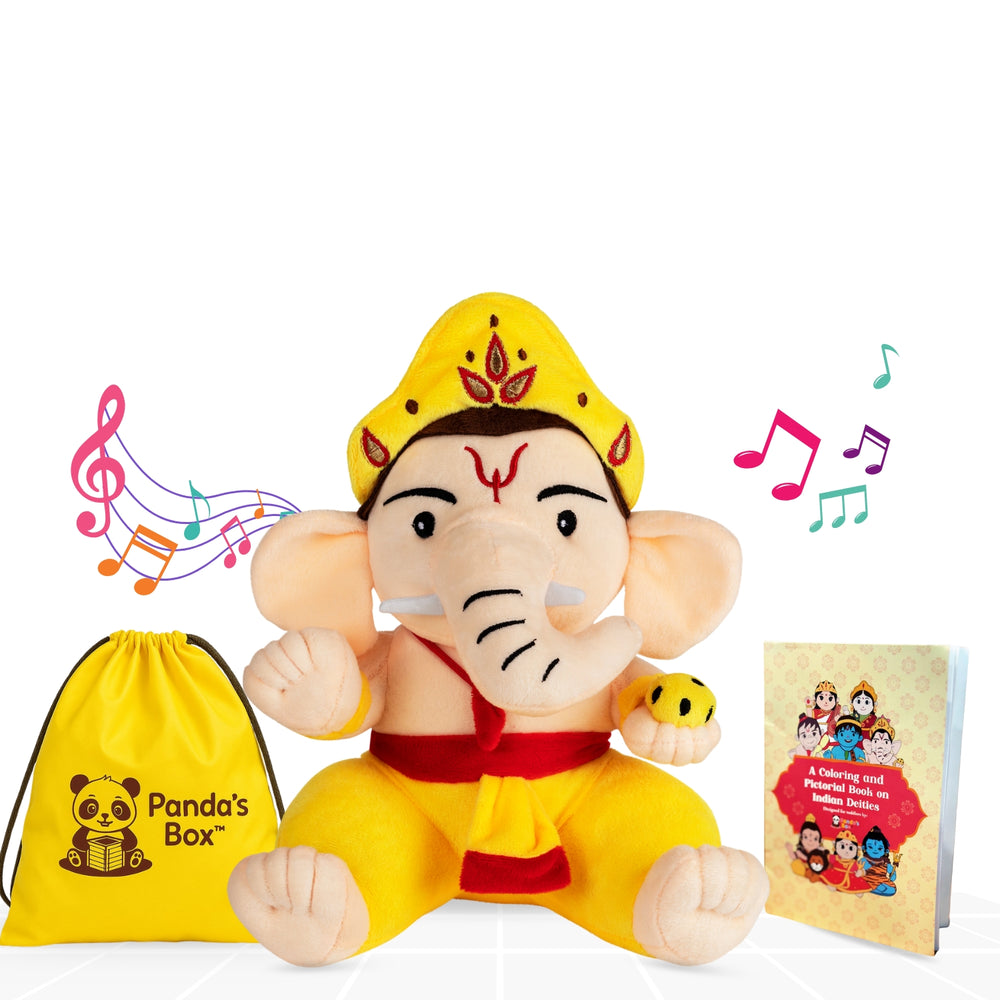 Mantra Chanting Baby Ganesha (Medium-28 cm)