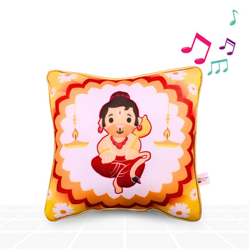 Hanuman Mantra Chanting Plush Pillow (25 cms)