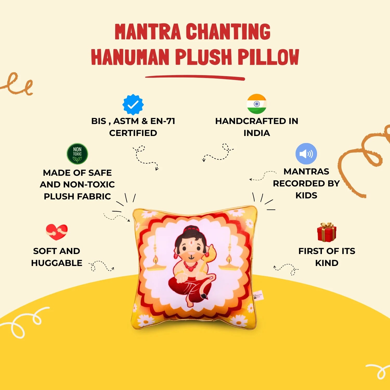 Hanuman Cushion