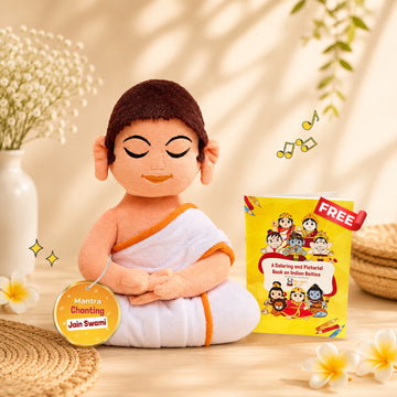 Mantra Chanting Jain Swami (Medium - 28 cm)