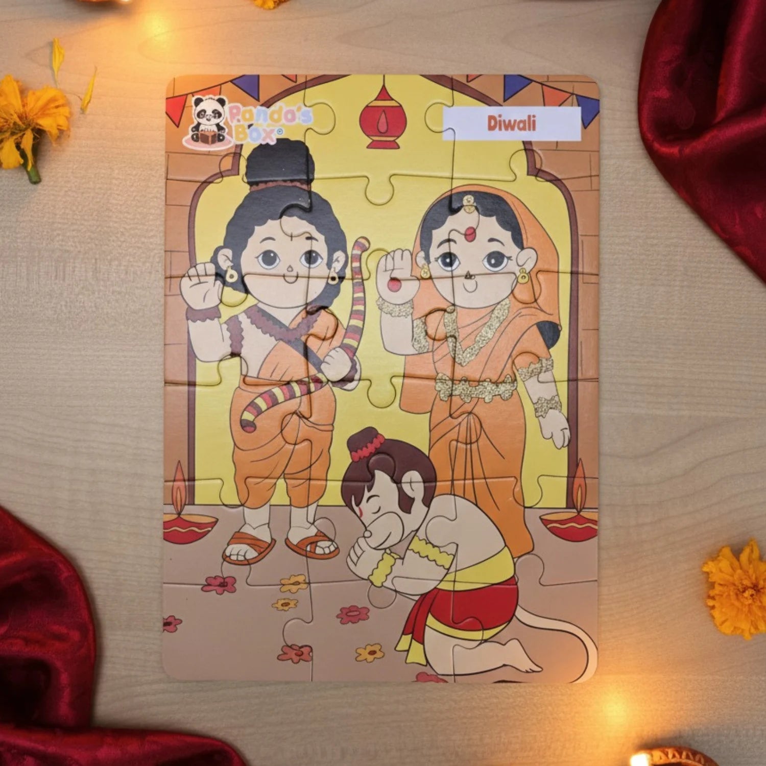 Jigsaw Puzzle 4 in 1 - Festival of india