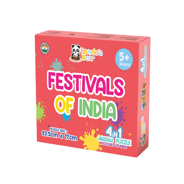 Jigsaw Puzzle 4 in 1 - Festivals of India