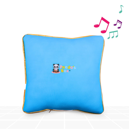 Krishna Mantra Chanting Plush Pillow ( 25 cms)